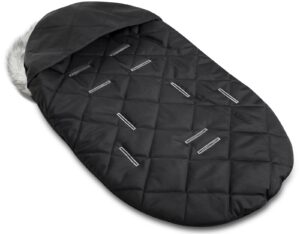 Winter baby sleeping bag for a stroller, gondola or sledge black pik