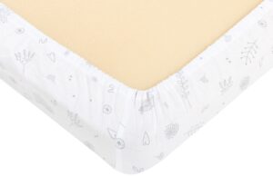 3 pack of premium cotton cot bed fitted sheets 120x60 cm