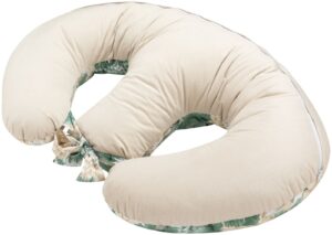 Large double pillow for twins beige peony