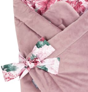 Swaddle Blanket 75x75 cm Pink Peony