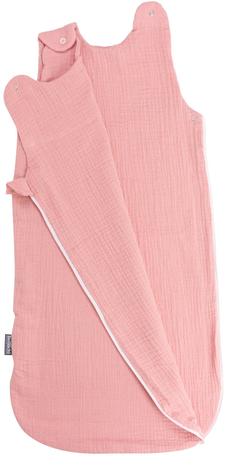 Baby sleeping bag TOG 1.0 (summer) Cuddly Muslin Pink