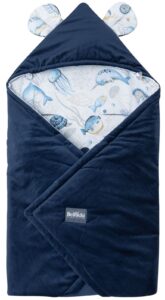 Universal set baby hooded car seat blanket 90x90 cm basic Verne