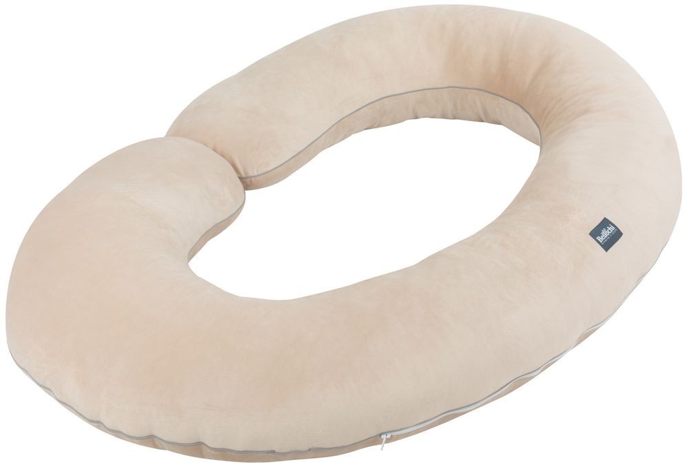 Big pregnancy pillow C-shaped, 140×85 cm, beige