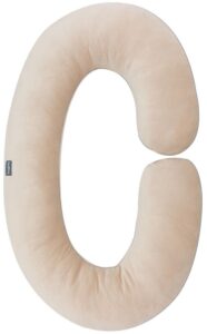 Big pregnancy pillow C-shaped, 140x85 cm,  beige