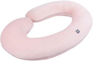 Big pregnancy pillow C-shaped, 140×85 cm,  rosa