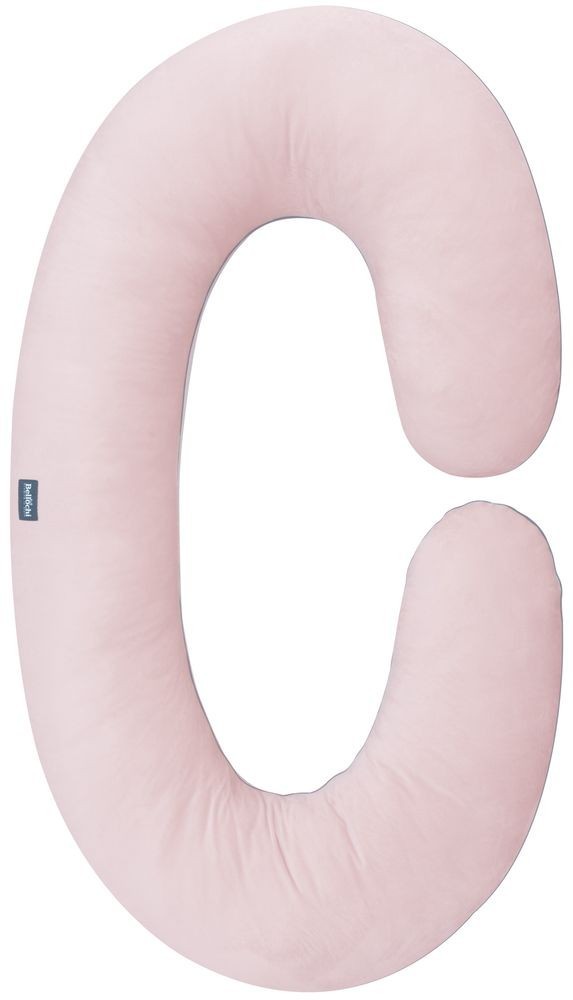 Big pregnancy pillow C-shaped, 140x85 cm,  rosa