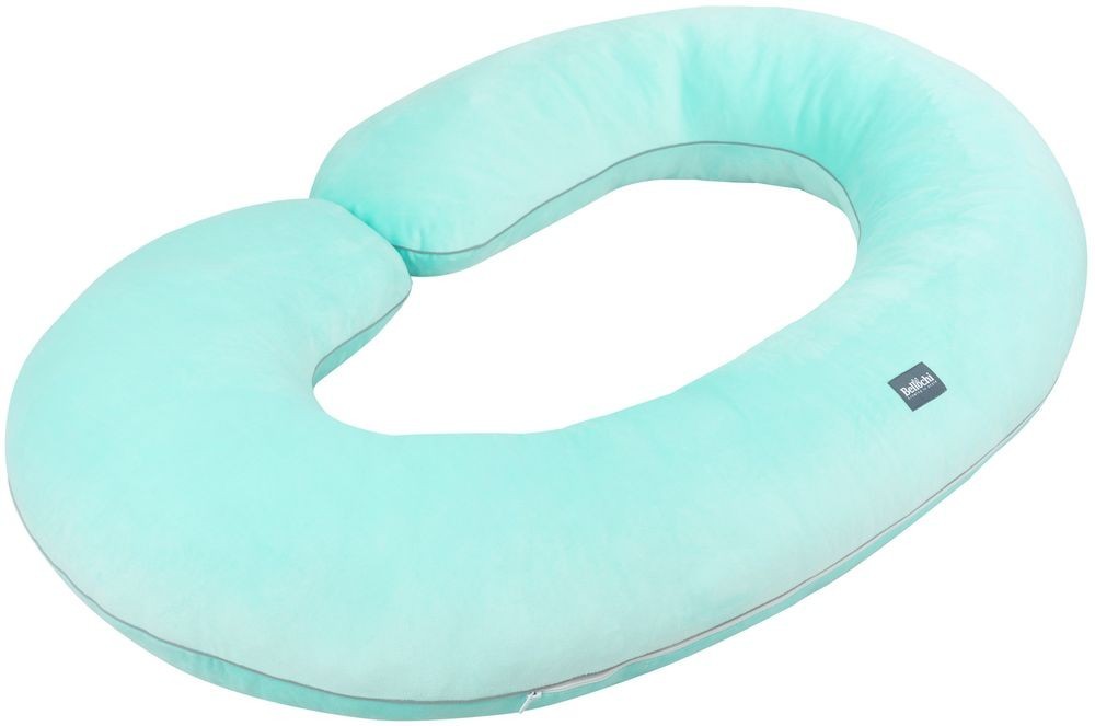 Big pregnancy pillow C-shaped, 140×85 cm, mint