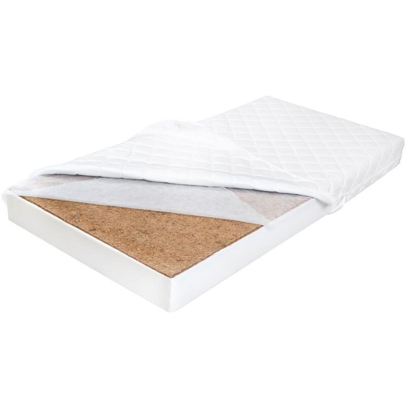 Mattress Koko Basic Coconut foam, thickness 8cm, 60x120cm, removable cover