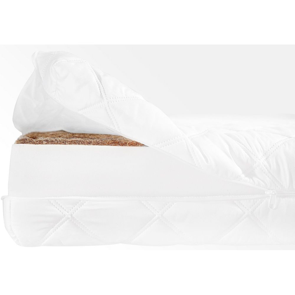Coko basic mattress foam coconut, thickness 8cm, 80x190cm, removable cover