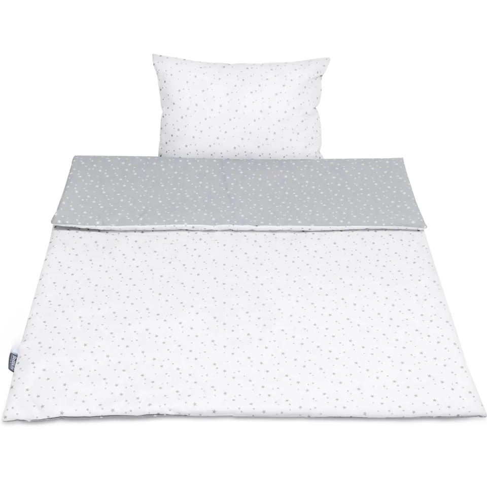 Cotton Toddler bedding 2 pc set, kid duvet cover 135x100 cm and pillowcase 60x40 cm polaris