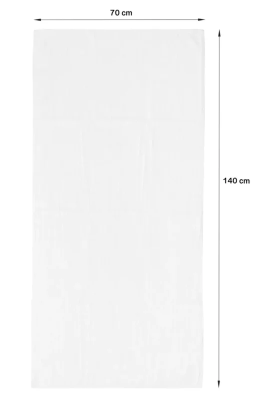 Cotton bath towel 140×70 cm bath sheet tango hotel white 400 g/m²