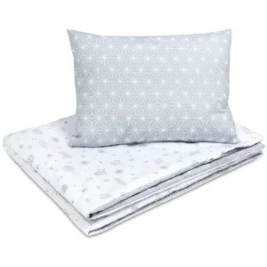 Cotton Toddler bedding 2 pc set with filling kid duvet 135×100 cm and pillow 60×40 cm star copse