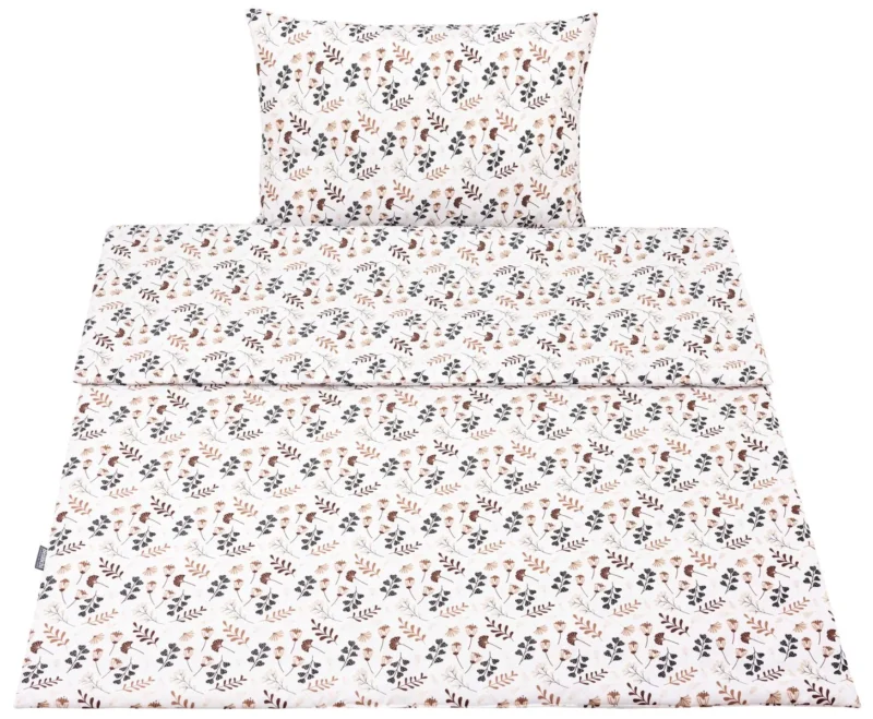 Cotton Toddler bedding 2 pc set with filling kid duvet 135x100 cm and pillow 60x40 cm arcadia