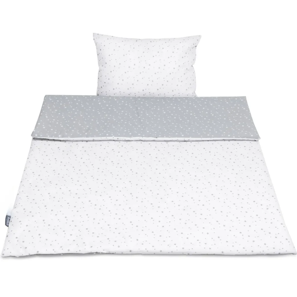 Cotton Toddler bedding 2 pc set with filling kid duvet 135x100 cm and pillow 60x40 cm polaris
