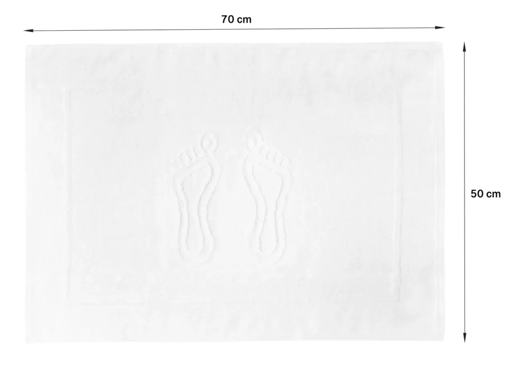 Cotton bath towel super 14 pc set tango hotel white 400 g/m²