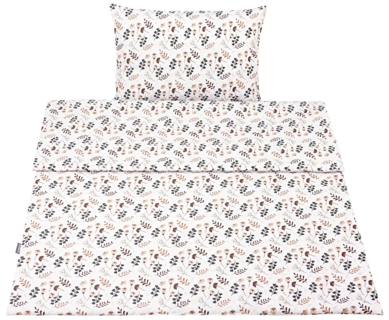 Cotton Toddler bedding 2 pc set, kid duvet cover 135x100 cm and pillowcase 60x40 cm arcadia