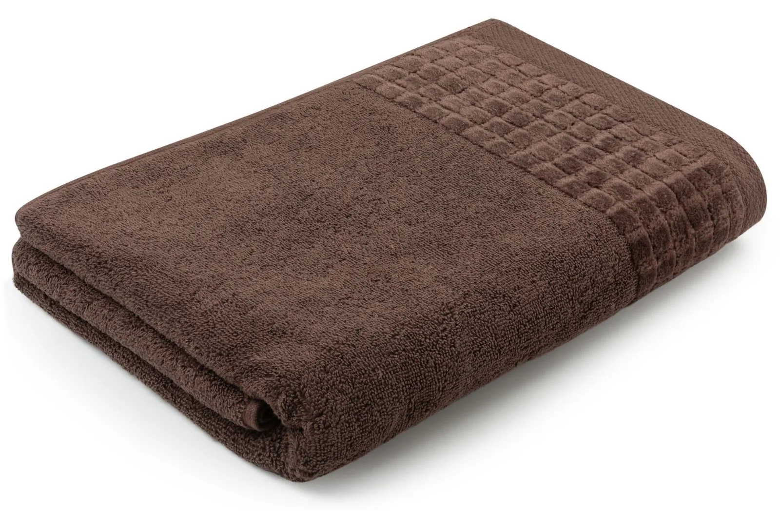 Hotel Luxury Collection bath towels 140×70 cm Larisa chocolate coffee 500 g/m²