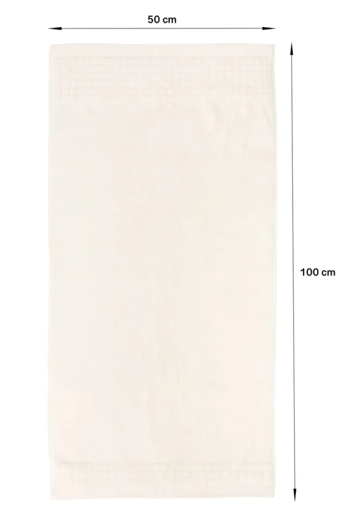 Hotel Luxury Collection hand towel 100x50 cm Larisa ecru 500 g/m²