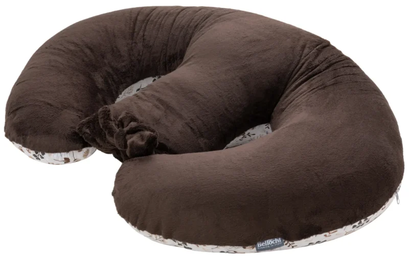 Large double twin pillow 100×57 cm choco arcadia
