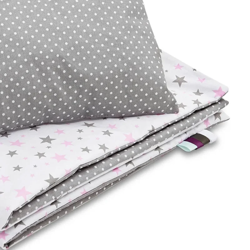 Infant bedding set of 2 pcs, quilt 100x75 cm and pillow 40x30 cm girl dream