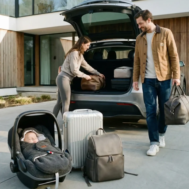 Baby car seat blanket 90x90 cm Teddy Bear - Gray