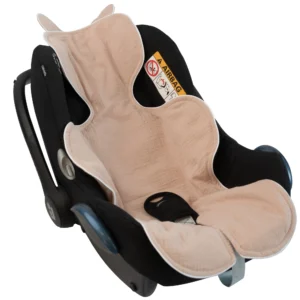 Muslin Car Seat Liner Beige