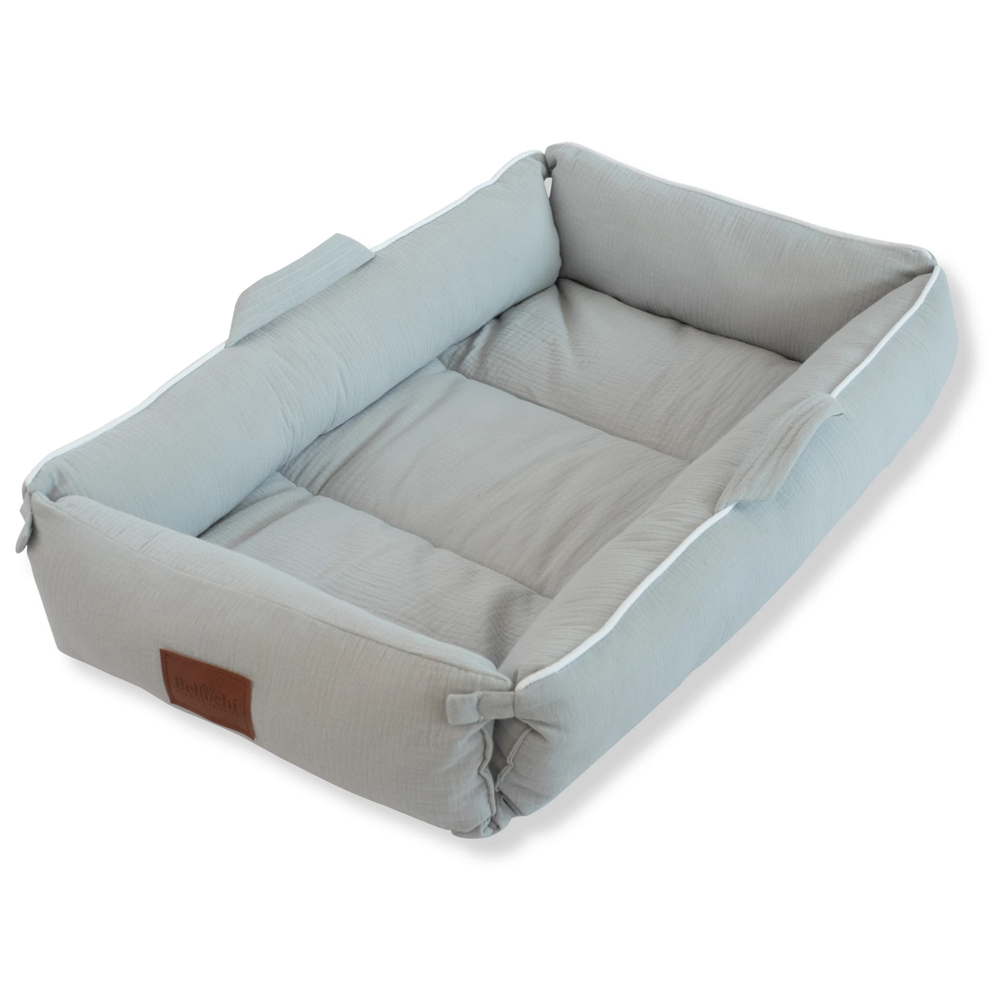 Hush Magnetic Baby Nest Cuddly Muslin Grey