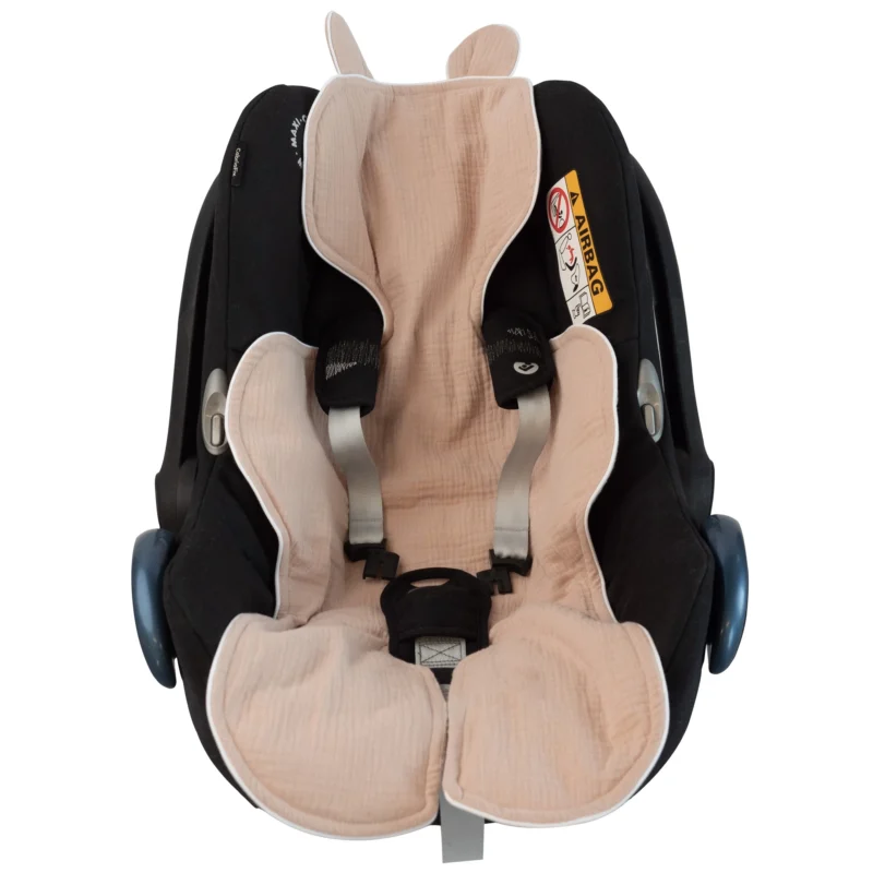Muslin Car Seat Liner Beige