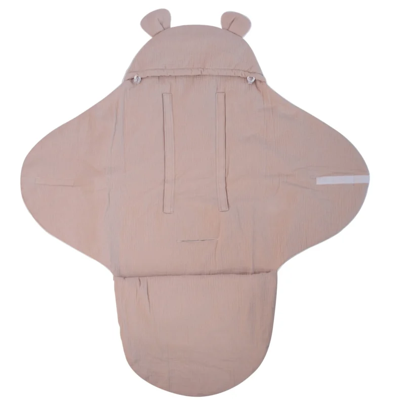 Muslin Car Seat Blanket Beige