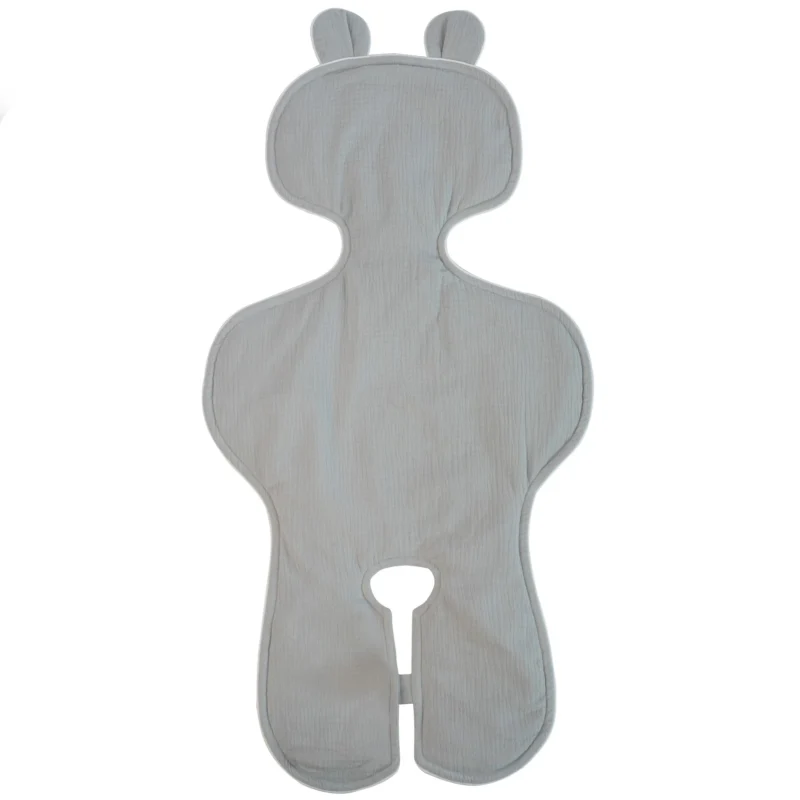 Muslin Car Seat Liner Grey