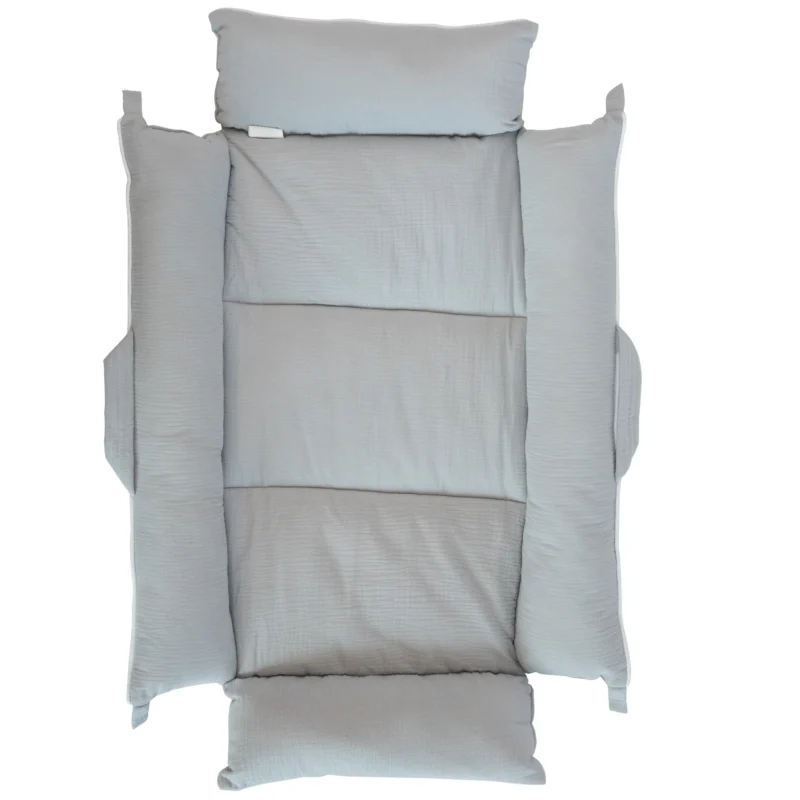 Hush Magnetic Baby Nest Cuddly Muslin Grey