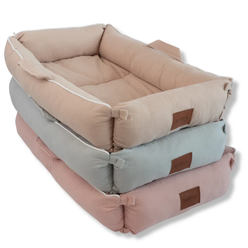 Hush Magnetic Baby Nest Cuddly Muslin Grey