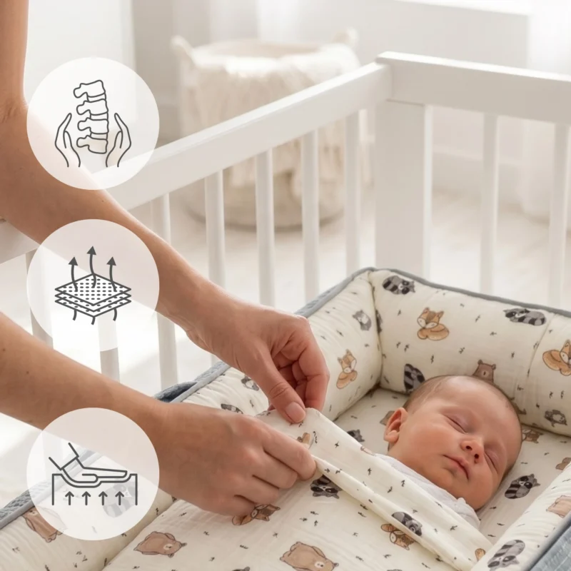 Hush Magnetic Baby Nest Boho