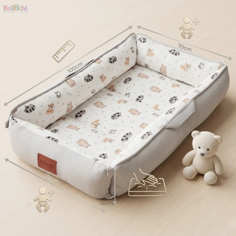 Hush Magnetic Baby Nest Boho