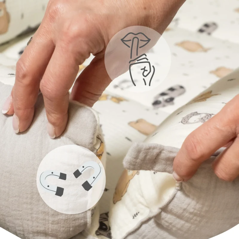 Hush Magnetic Baby Nest Boho