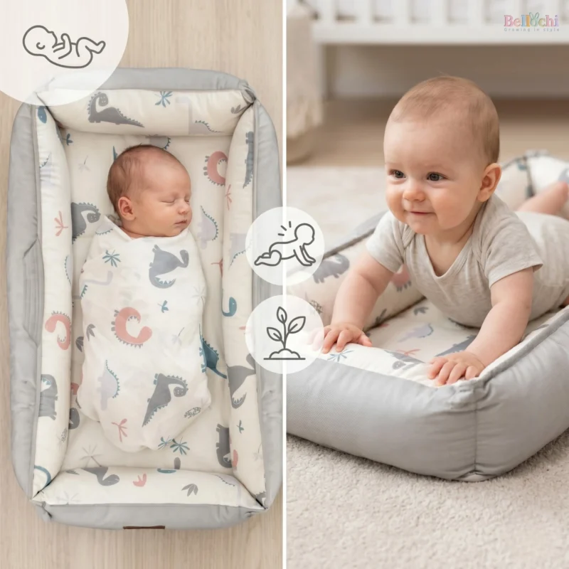Hush Magnetic Baby Nest Dino