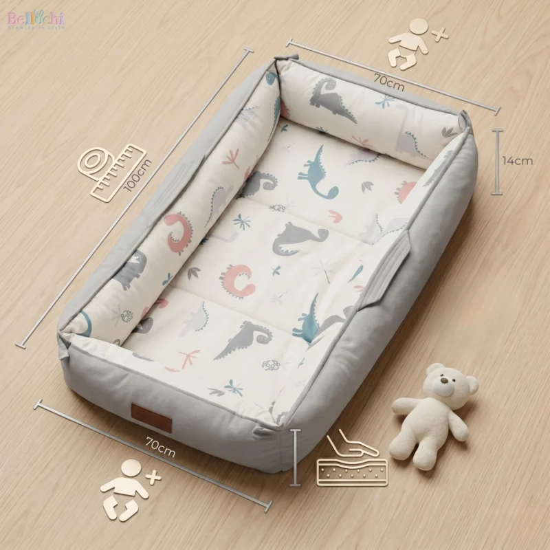 Hush Magnetic Baby Nest Dino